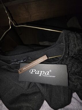 Papa Vancouver Black Mini Dress